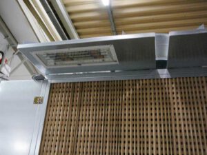 Faltkartonfilter mit Beleuchtung