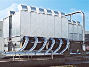 Zellenfilter mit 200000 m³/h Luftleistung und kontinuierlicher Abreinigung