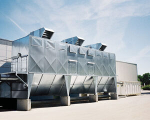 Zellenfilter mit Spänecontainer