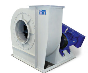 Radialventilator mit Keilriemenantrieb, Ansicht 1