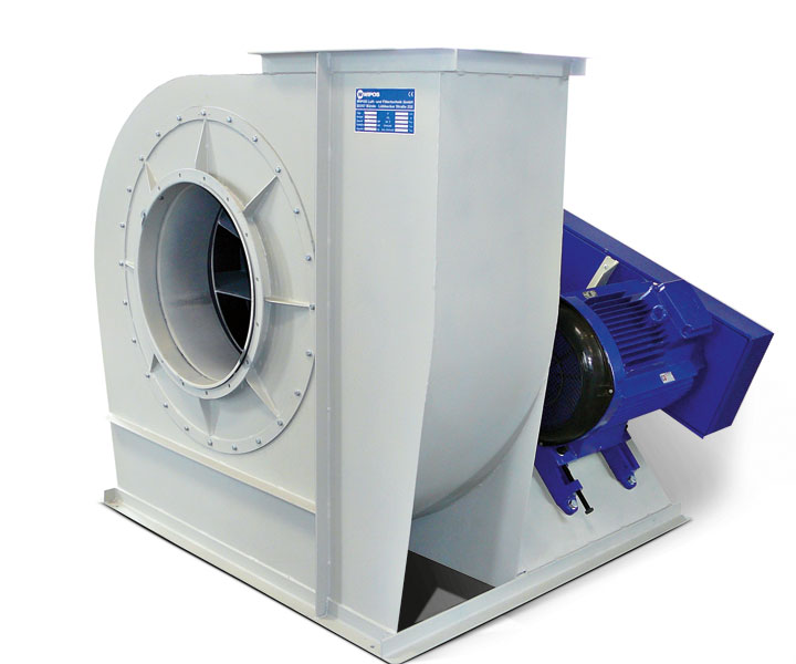 Radialventilator mit Keilriemenantrieb, Ansicht 1