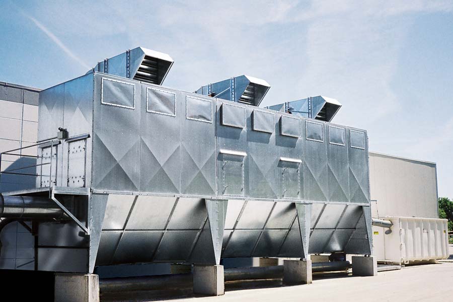 Zellenfilter mit Spänecontainer